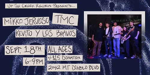 TMC with Mikko Jervoso and Kevito Y Los Bravos at Up The Creek Records