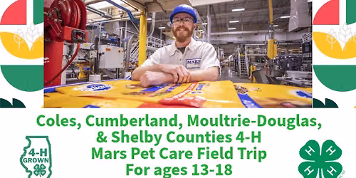 4-H Mars Pet Care Field Trip for Ages 13-18 