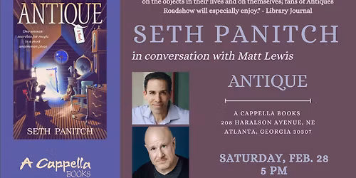 Seth Panitch in conversation with Matt Lewis | Antique