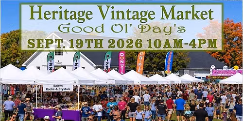 Heritage 'Good Ol' Day's' Fall Market 