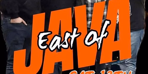EAST OF JAVA at The Crown Saturday 13th