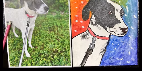 Youth Paint A Pet Portrait One Day Workshop - Grades 1-6