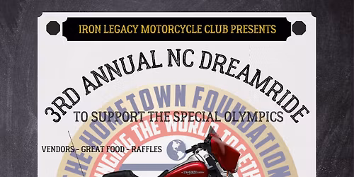 3RD ANNUAL NC DREAMRIDE 2026 @ DOWN HOME H-D