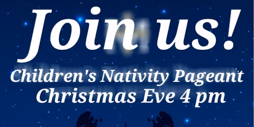 Children's Christmas Mass & Pageant