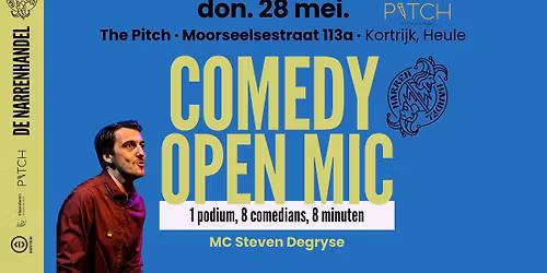 Comedy open mic \ud83c\udfad | Donderdag 28 Mei in samenwerking met de Narrenhandel en Pitch Karaoke