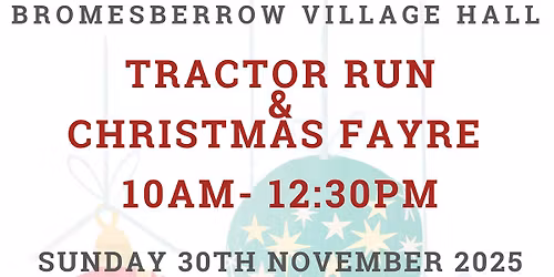 Christmas Fayre and tractor run