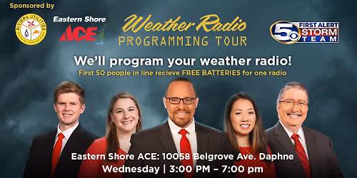 NOAA Weather Radio Programming at Eastern Shore Ace in Daphne