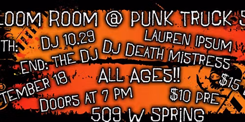 Gloom Room - September 2026