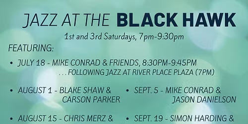 Jazz at The Black Hawk Hotel with UNI Jazz Studies