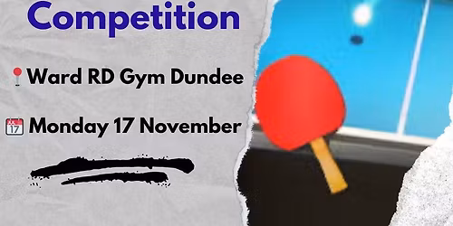 Table Tennis Competition