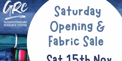 Grand Fabric Sale & Scrapstore Opening