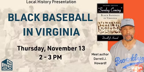 History Presentation \u2014 Black Baseball in Virginia