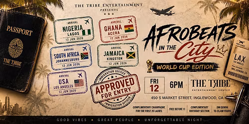 Afrobeats In The City \u2013 World Cup Edition: USA vs Paraguay Afterparty