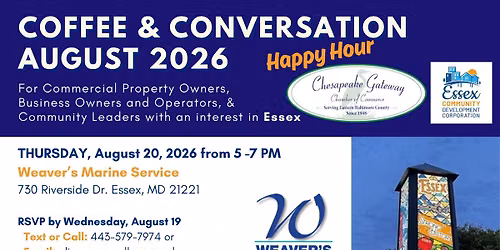August Coffee and Conversation