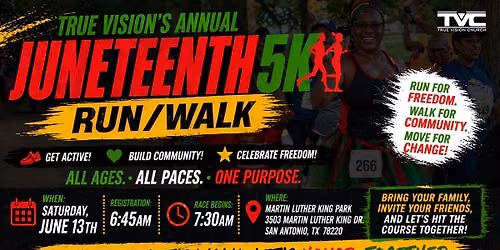 TVC Juneteenth 5K Run\/Walk