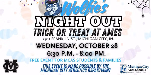 Wolfie's Night Out: Trick or Treat at Ames