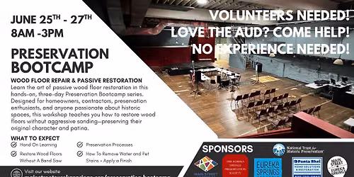 Volunteer to Save the Aud Basement Floor