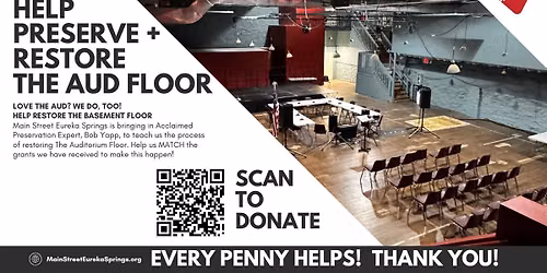 Volunteer to Save the Aud Basement Floor