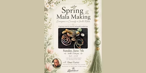 Seasonal Mala Series - Spring - Emergence - Curiosity - Gentle Return