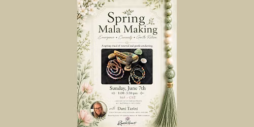 Seasonal Mala Series - Spring - Emergence - Curiosity - Gentle Return