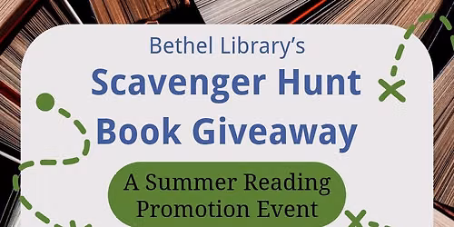 Bethel Library Scavenger Hunt Book Giveaway 