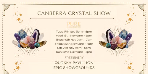 Canberra Crystal Show \u2728