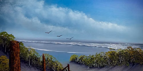 Group Painting Class for Beginners - Trail to the Coast Seascape on 9-20-26 at 12pm