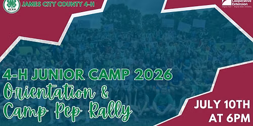 2026 Junior Camp Orientation & Pep Rally