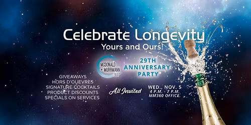 McDonald Murrmann\u2019s 29th Anniversary Party