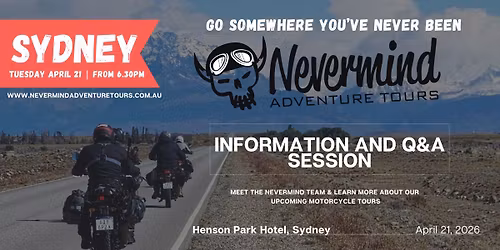 Sydney | Motorcycle Tours Information and Q&A Session 