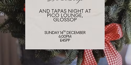 Christmas Wreath and Tapas Night at Pico Lounge