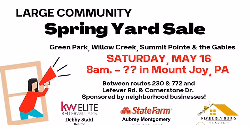 Green Park and Willow Creek Community Fall Yard Sale