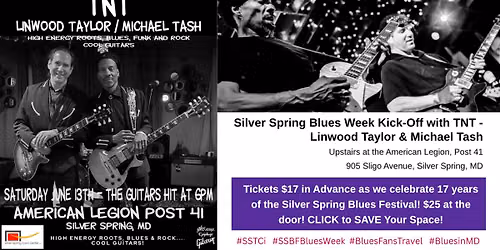TNT - Linwood Taylor & Michael Tash Silver Spring Blues Week Kickoff Fundraiser!