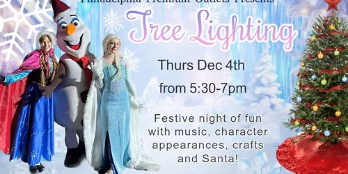 Tree Lighting at Phila Premium Outlets in Limerick!