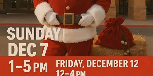 FREE Photos with Santa!