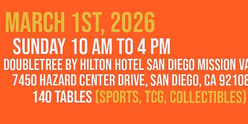 SD Card Show March 1st 2026