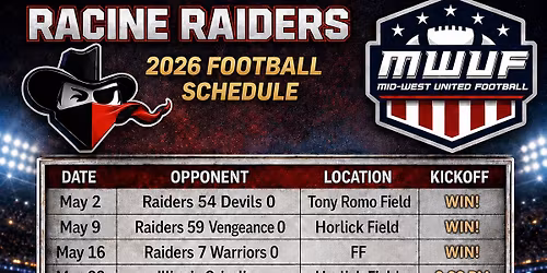 Raiders vs Illinois Grizzlies