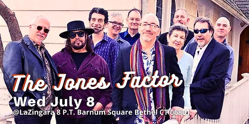 The Jones Factor's 10 Pcs Of Serious Soul, Jazz & Funk Lands @LaZingara