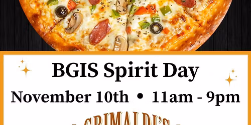 BGIS Spirit Night at Grimaldi\u2019s