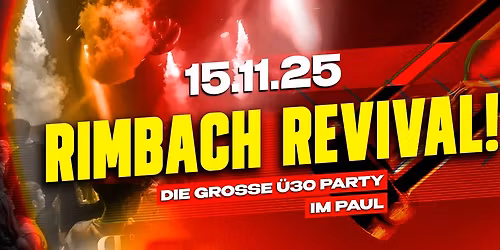 Ü30-Party in Rimbach / RIMBACH REVIVAL Vol. 4/ 15.11.2025