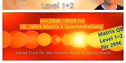 Berlin Matrix Energetics Quantenheilung Epigenetic am 31.-Okt - 1.Nov