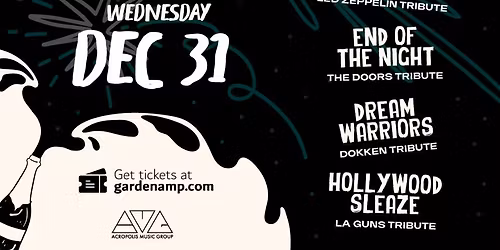 Van Halen, AC\/DC, Led Zeppelin, Black Sabbath Tributes and more - New Years Eve