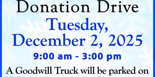 Lakes Park Donation Drive