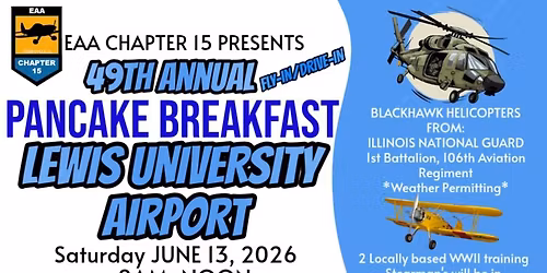 49th Annual Pancake Breakfast Fly-in\/Drive-In