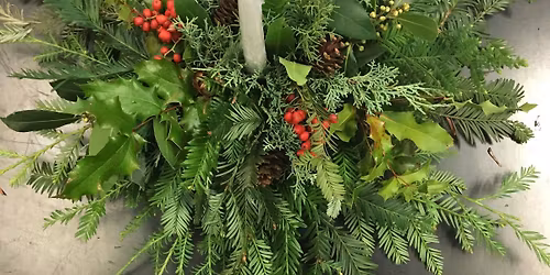 Wreath and centerpiece making event