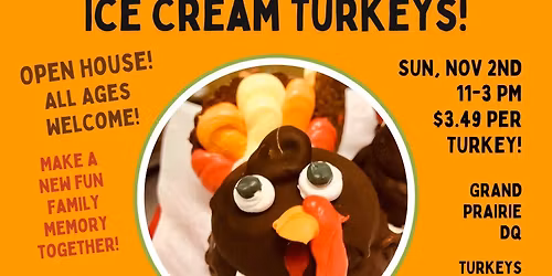 DIY Ice Cream Turkeys at DQ!