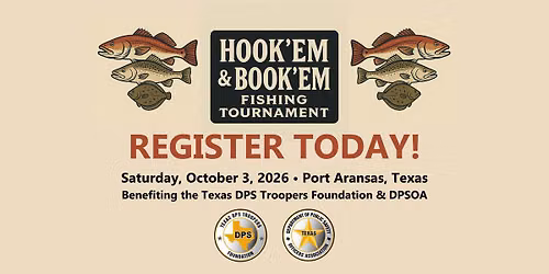 HOOK 'EM & BOOK 'EM FISHING TOURNAMENT