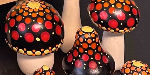 Mandala Painting Workshop - Mushrooms Mania \ud83c\udf44