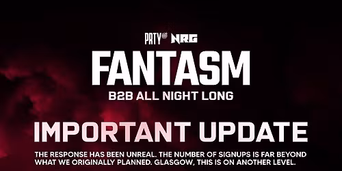 PRTY x NRG - Fantasm at OVO Hydro