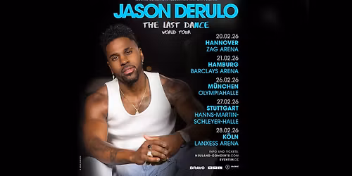 Jason Derulo \u2022 M\u00fcnchen, Olympiahalle \u2022 26.02.26